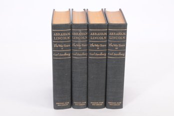 Carl Sandburg, Abraham Lincoln, 4 Vols, Early Printing