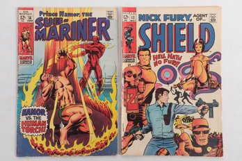Marvel Sub Mariner #14 And Nick Fury Shield #12