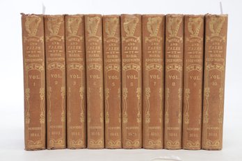 1840 Publisher Bindings, 10 Vols. TALES AND NOVELS BY MARIA EDGEWORTH.