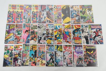 Lot Of 31 Misc Marvel Comic Books
