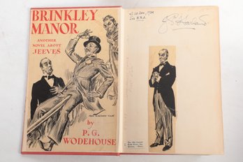 P. G. Wodehouse : 8 Vintage Hardcovers Including Brinkley Manor First Edition
