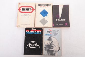 African American Slavery, Jim Crow, 5 Vintage Paperbacks