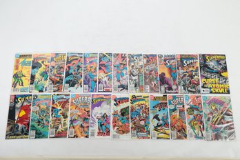 Lot Of 23 Superman And Superman Related Comic Books