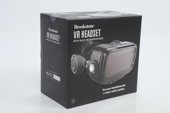 Brookstone VR Headset - With Built-in Headphones - New