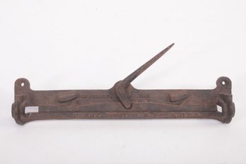 Henry Disston & Sons Cast Iron Hand Saw Sharpening Vise No. 5 (Pat. Dec. 27, 1910)