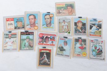 1960's And 1970's Topps Baseball Cards With Stars And H.O.F