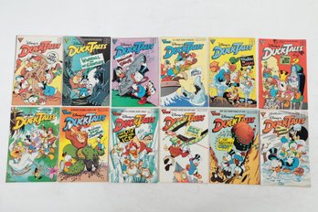 Lot Of 12 Duck Tales Comic Books