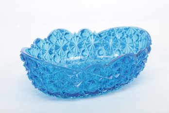 EAPG Hobbs & Brockunier Ice Blue Daisy & Button Bowl