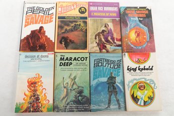 8 Vintage Paperbacks Mixed Science Fiction Includes ACE DOUBLE