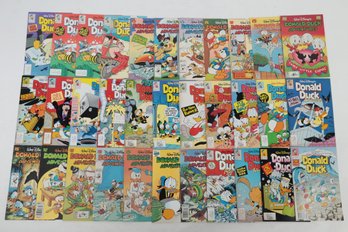 Lot Of 33 Disney Donald Duck Comic Books