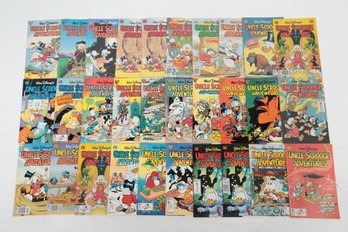 Lot Of 30 Disney Uncle Scrooge Comic Books