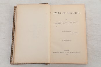 1863 Tennyson IDYLLS OF THE KING