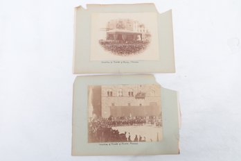 1887 PHOTOGRAPHS  UNVEILING OF THE FACADE OF THE DUOMO AT FLOR-ENCE