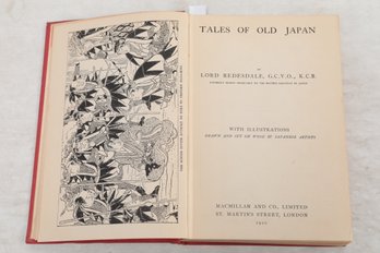 1910 Tales Of Old Japan By A. B. Mitford With Illustrations On Wood By Japanese Artists