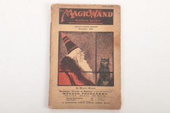 December 1921 'The Magic Wand' Magical Review