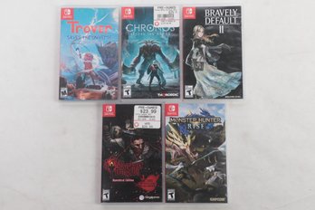 5 Pre-owned Nintendo Switch Games: Trover Saves Universe, Chronos: Before The Ashes, Bravely Default !! & More