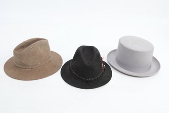 3 Gentleman's Hats