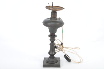 Electrified Late 1800 Explosion Proof Kerosene Lamp