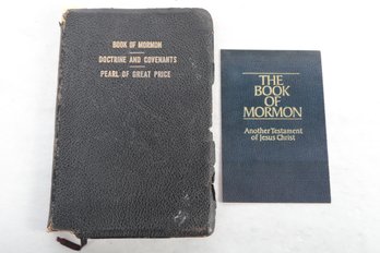 1950 Book Of Mormon, Doctrine And Covenants & Pearl Of Great Price-- 3 In 1 .