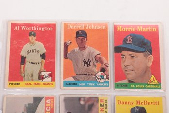 Lot Of 1950's And 1960's Baseball Cards