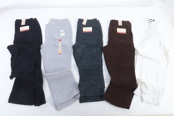 Grouping Of New With Tags Women's Corduroy Slacks (Size 16W-18W)