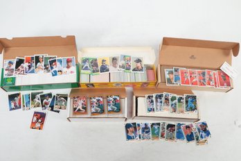 Lot Of 5 Baseball Car Sets Unchecked For Completeness 1990 Score 1990 1991 Upper Deck 2002 Topps 1988 Topps