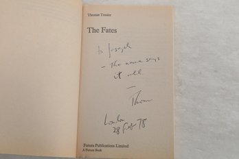 Signed By Author Thomas Tessier The Fates