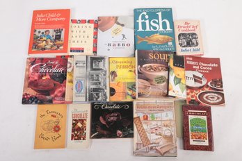Box Of Vintage Cookbooks Including Julia Child