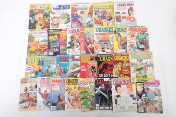 Group Of Cracked Comic Books