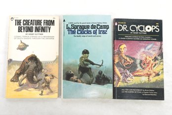 Dr. Cyclops & 2 Other Cintage Paperbacks Sci-fi Classics