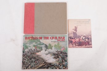 Americana:  Large Civil War Illus Book & 2 Others