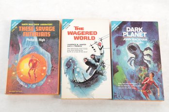 3 Vintage Ace Doubles Paperbacks Sci-fi
