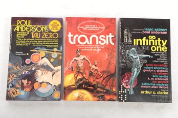 3 Vintage Science Fiction Paperbacks Including Asimov