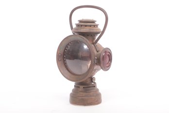 1890s Rose Manufacturing Co.  Neverout Kerosene Safety Lamp