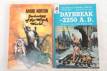ACE  Sci-Fi Vintage 2  Paperback Books Andre Norton