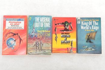 4 ACE BOOK VINTAGE PAPERBACKS From A Single Owner  Collection.