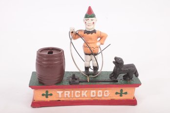 Reproduction Trick Dog Cast Iron Bank