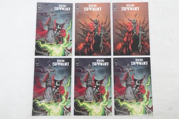 Lot Of 6 Mcfarlane King Spawn Comic Books #1 Two Different Covers