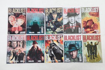 Lot Of Blacklist Comic Books 1-10