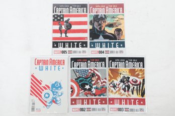Captain America White 1-5 Comic Books