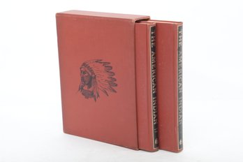 SIGNED The American Indian, 2 Volumes, Slipcase, Original Issue Of Magazine Laid In