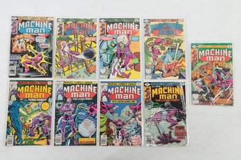 Marvel Machine Man Comic Book Lot 4 5 7 11 12 13 14 15 18