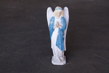 Antique/Vintage Hand Painted Cement Angel Statuary