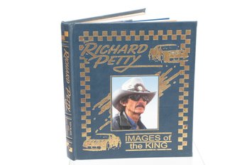 NASCAR 2005 Richard Petty, Images Of The King  Full Leather Gold Embossed On Blue