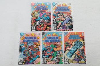 DC Super Powers Comic Book Set 1-5