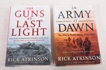 WWII HISTORIES RICK ATKINSON FIRST EDITIONS