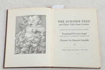 1973 THE JUNIPER TREE And Other Tales From Grimm Selected By Lore Segal And Maurice Sendak Translated By Lore