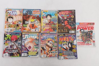 Mixed Anime/Manga Magazines & Pokemon Nintendo Power