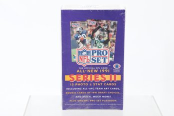 1991 NFL Pro Set Series 2 Football Factory Sealed Box