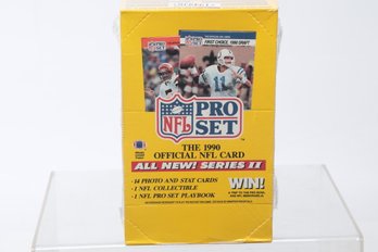 1990 NFL Pro Set Series 2 Sealed Box